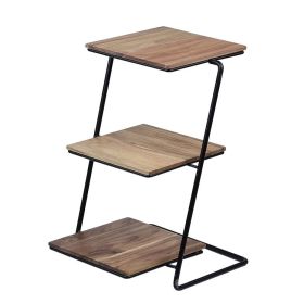 Cake Stand Multi-Layer Fruit Dessert Display Stand (Option: Three layers of acacia wood)