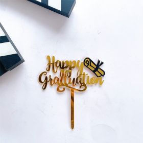 Acrylic Graduation Season Cake Decoration Insert (Option: 12 Style)