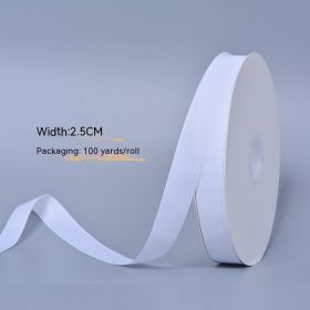 High Density Threaded Ribbon Ribbed Packaging Clothing (Option: 029Color-25mmx100Y)