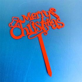 Bake Cake Decorations For Christmas (Option: 943red)